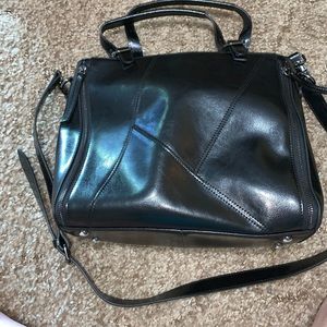 Black conceal carry purse.